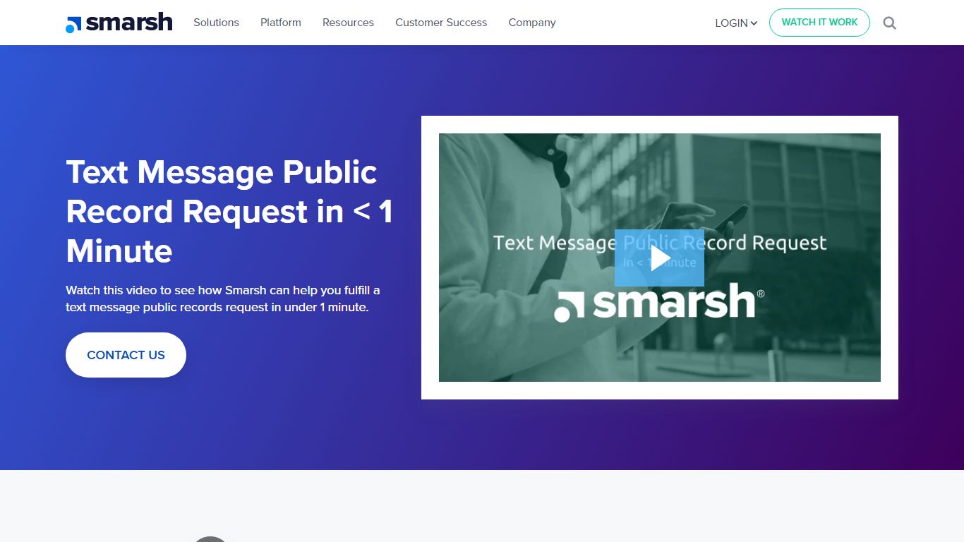 Text Message Public Record Request in < 1 Minute | Smarsh